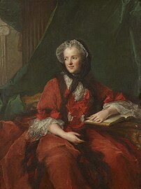 Leczinska Mária királyné portréja (1748)