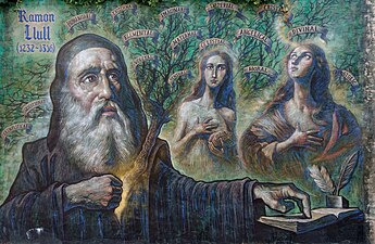 27/11: Mural dedicat a Ramon Llull a Muro.