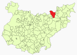 Navalvillar de Pela - Localizazion