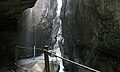 Die Partnachklamm nahe Garmisch-Partenkirchen