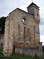 Vue est de l'église de Montarouch (juin 2013).