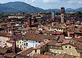 Panorama di Lucca, vista dalla torre Guinigi