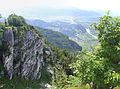 Blick vom Gipfel des Kranzhorns über das Inntal nach Süden