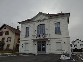 The town hall in Damprichard