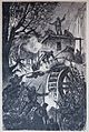 Die Gartenlaube (1877) b 551.jpg Erstürmung einer Wassermühle beim Uebergang über die Donau bei Sistowa Nach der Natur aufgenommen von Capitain N. Karasine