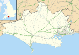 Bournemouths läge i Dorset