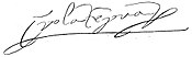 Firma de Isabel de Portugal