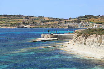 St. Thomas Bay, where the Ottomans landed