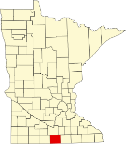 Vị trí quận Faribault trong tiểu bang Minnesota ở Hoa Kỷ