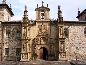 Fachada de la Universidad de Sancti Spiritus (1546) de Oñate (Guipúzcoa), de de Pierre Picart