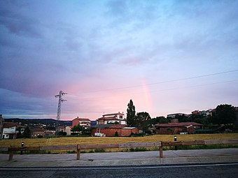 Puessta de sol a Gironella