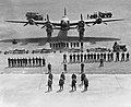 Crew and support staff needed to keep the bomber in service