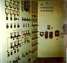 Electrical panel, control room