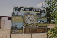 Tourist map of Pine Creek, 1992