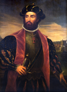 Vasco de Gama (vers 1460-1524) par le peintre portugais António Manuel da Fonseca.