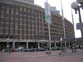 Center Plaza building at Pemberton Square, looking across Tremont St. from City Hall Plaza, 2005[19]