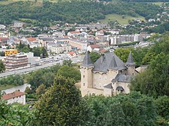 Château Manuel de Locatel, avec vue sur Albertville.