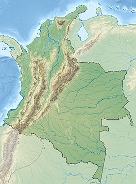 Ciénaga Grande de Santa Marta ubicada en Colombia