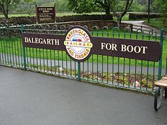 The station sign, May 2011