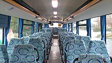 Interno di un pullman Iveco Bus Crossway