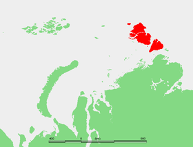 Localización de las Islas Sévernaya Zemlyá