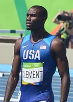 Bronzemedaillengewinner Kerron Clement