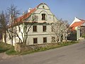 Baroque house in small village of Saky near Třebichovice