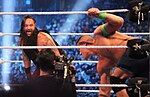 Bray Wyatt i en match mot John Cena.