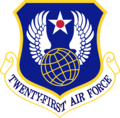 Emblema da Vigésima Primeira Força Aérea.