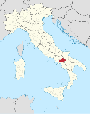 Cherta de la provinzia de Avellino