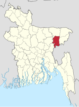 Distrikt Habiganj in Bangladesch