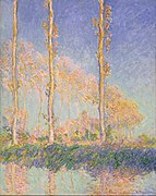 Claude Monet, Poploj (Aŭtuno), 1891