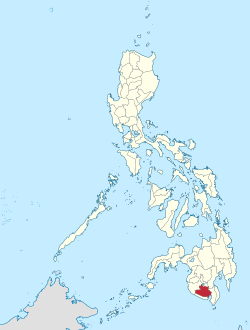 Mapa ning Soccsksargen ampong Mauling Cotabato ilage