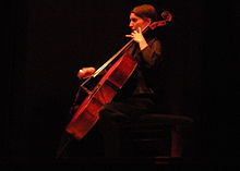 Anne Gatinel am Cello