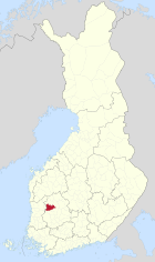 Lage von Ikaalinen in Finnland