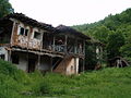 Жилищните сгради на манастира.