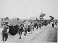 Bataan Death March that started at US Navy port at Mariveles on Bataan Peninsula on April 10, 1942, with US Army, Navy, Marines, Naval Hospital staff and Filipino Troops.