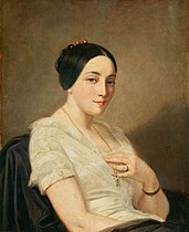 Retrato de uma mulher sentada (1850-1855)