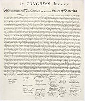 The United States Declaration of Independence