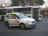 Taxi VW Touran in Shanghai