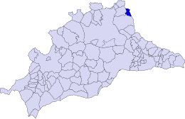 Villanueva de Tapia – Mappa