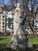 Busto de Verlaine por Rodo, Jardín del Luxemburgo, París.