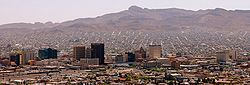 El Paso Skyline from Rim Road