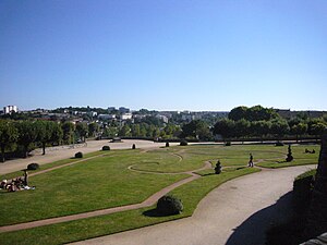 Une partie du jardin à la française