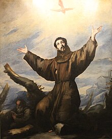 Luca Giordano, the ecstasy of Francis of Assisi.JPG