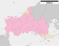 円政寺の位置（山口県内）