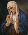 Mater Dolorosa, 1554 de Ticiano, Museo del Prado (Madrido)