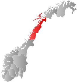 Nordland fylke i Norge.