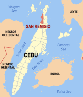 Mapa a pakabirukan ti San Remigio