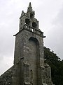 L'église ruinée de Botmel : le clocher.